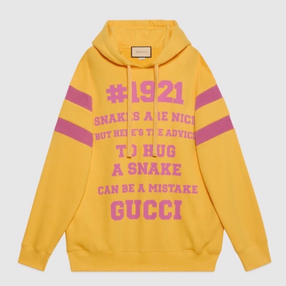 GUCCI 1921 Print Parker sweatshirt with hood